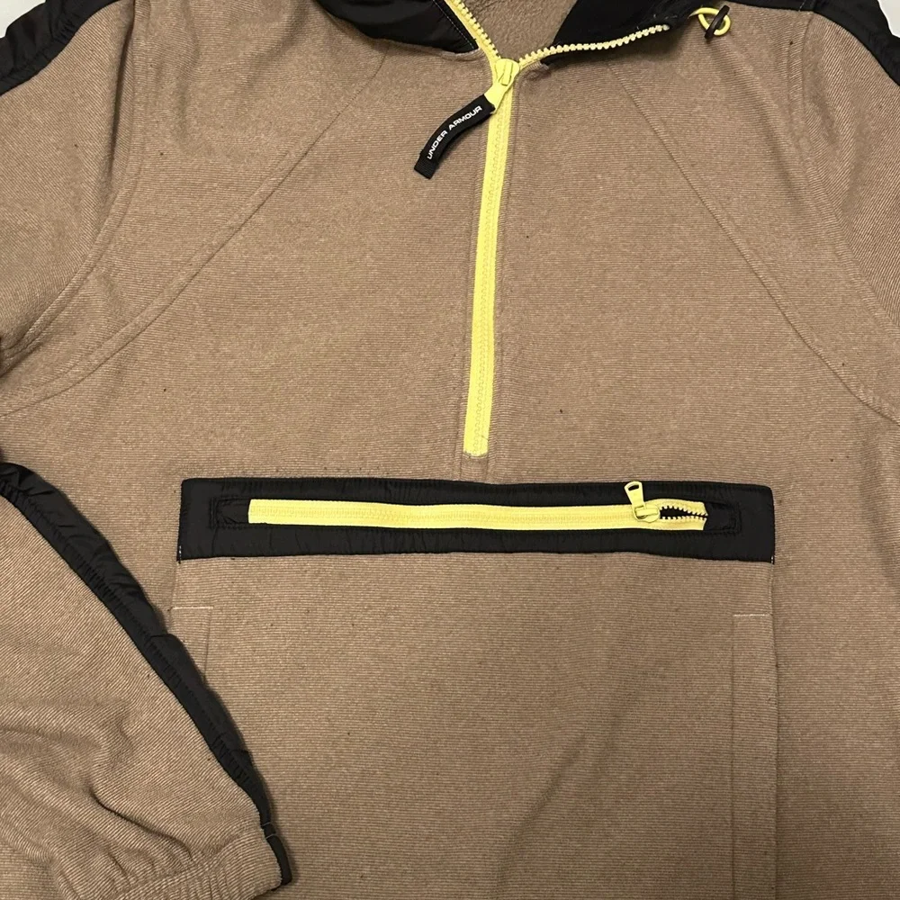 Under Armour Men Sportstyle Microfleece Jacket City Khaki - Picture 2 of 3